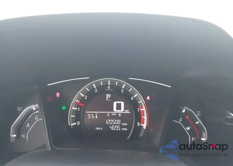 2017 Honda Civic Lx из США, поврежденный, VIN 19XFC2F5XHE048060